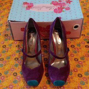 Poetic Licence First Look Pumps - Purple/Teal 8.0